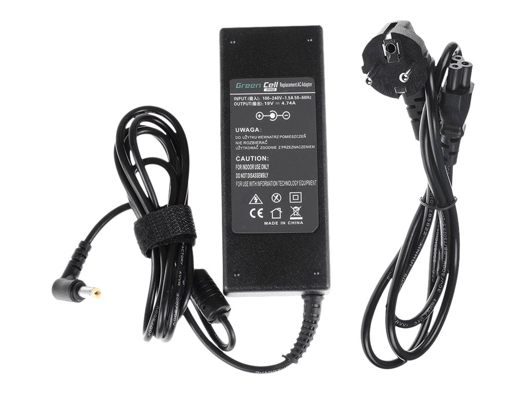 Green Cell AD02P Indoor Laptop 100 240V 5060Hz 90W 19V