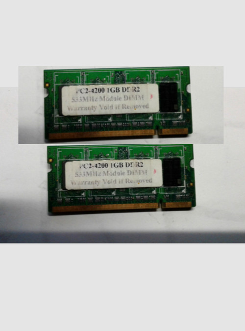 2GB PC2-4200 ECC Unbuffered 533MHZ DDR2 Computer Memory ( 2 x 1Gb = 2Gb )