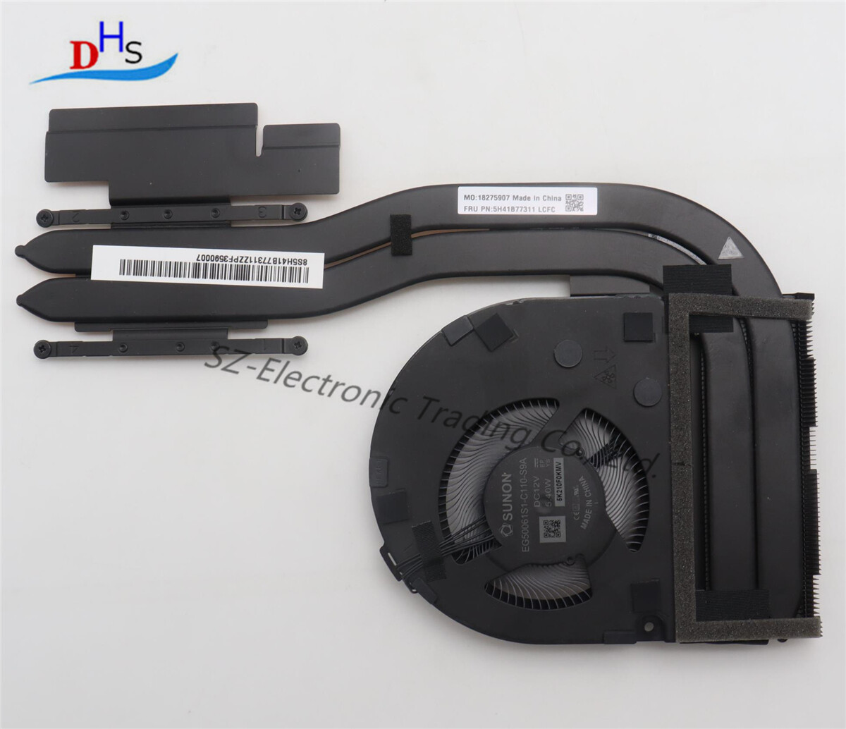 5H41B77310 For Lenovo ThinkPad P15v / T15p Gen 2 Gen 3 CPU Heatsink Fan UMA