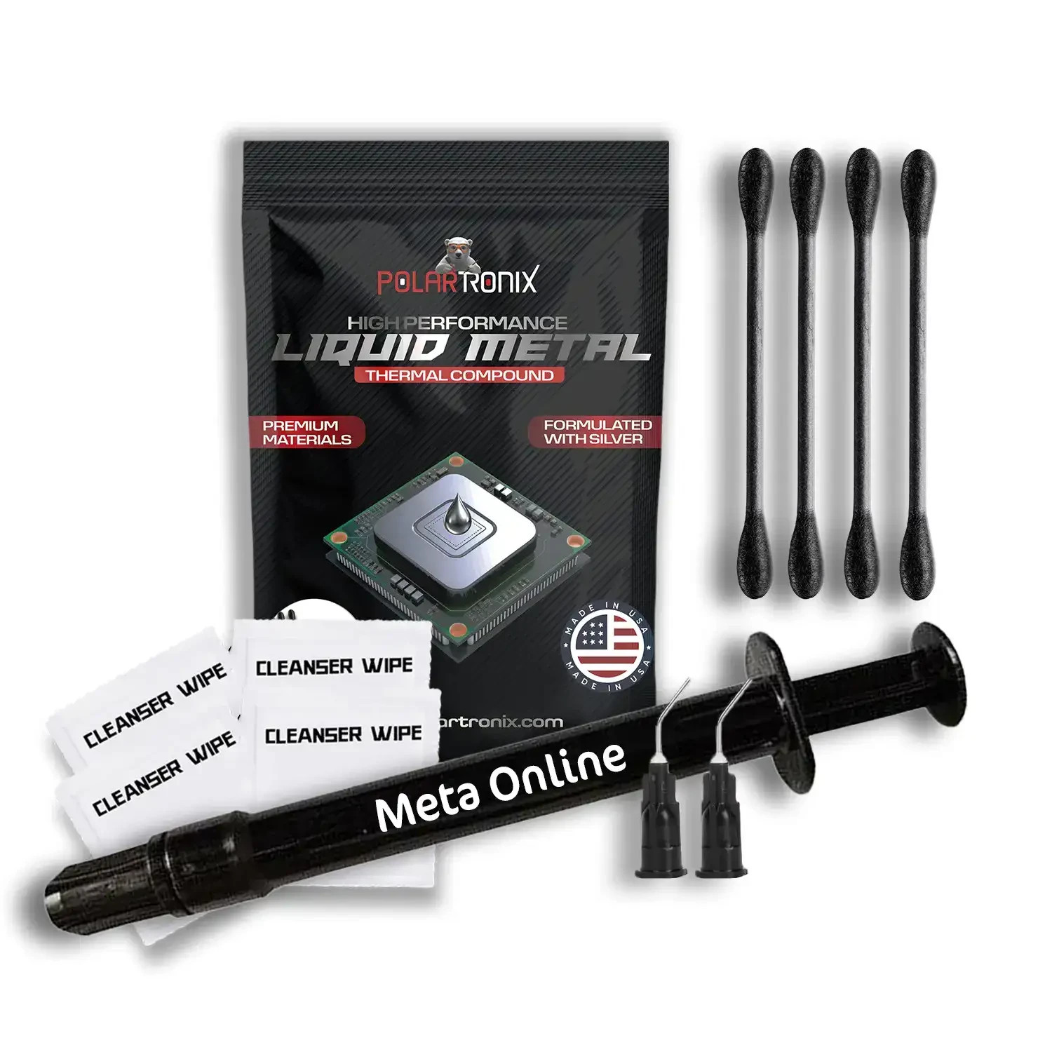 Original Polar Tronix Liquid Metal Thermal Paste for PS5/PC/GPU 130W/MK 5 Grams)