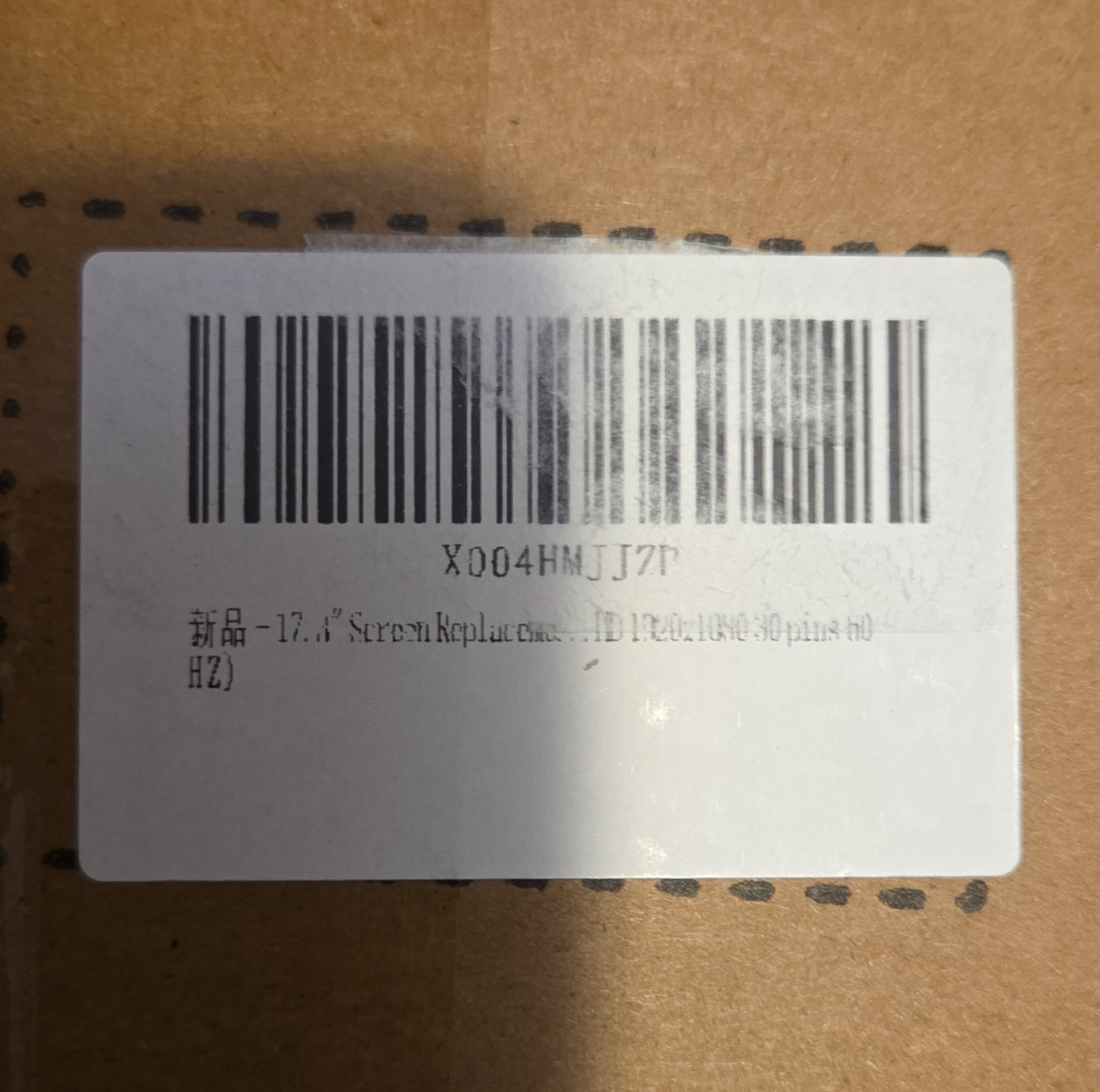 New 17.3″ FHD Laptop LED Screen B173HAN01.3 Matte 1920×1080 30-Pin Replacement