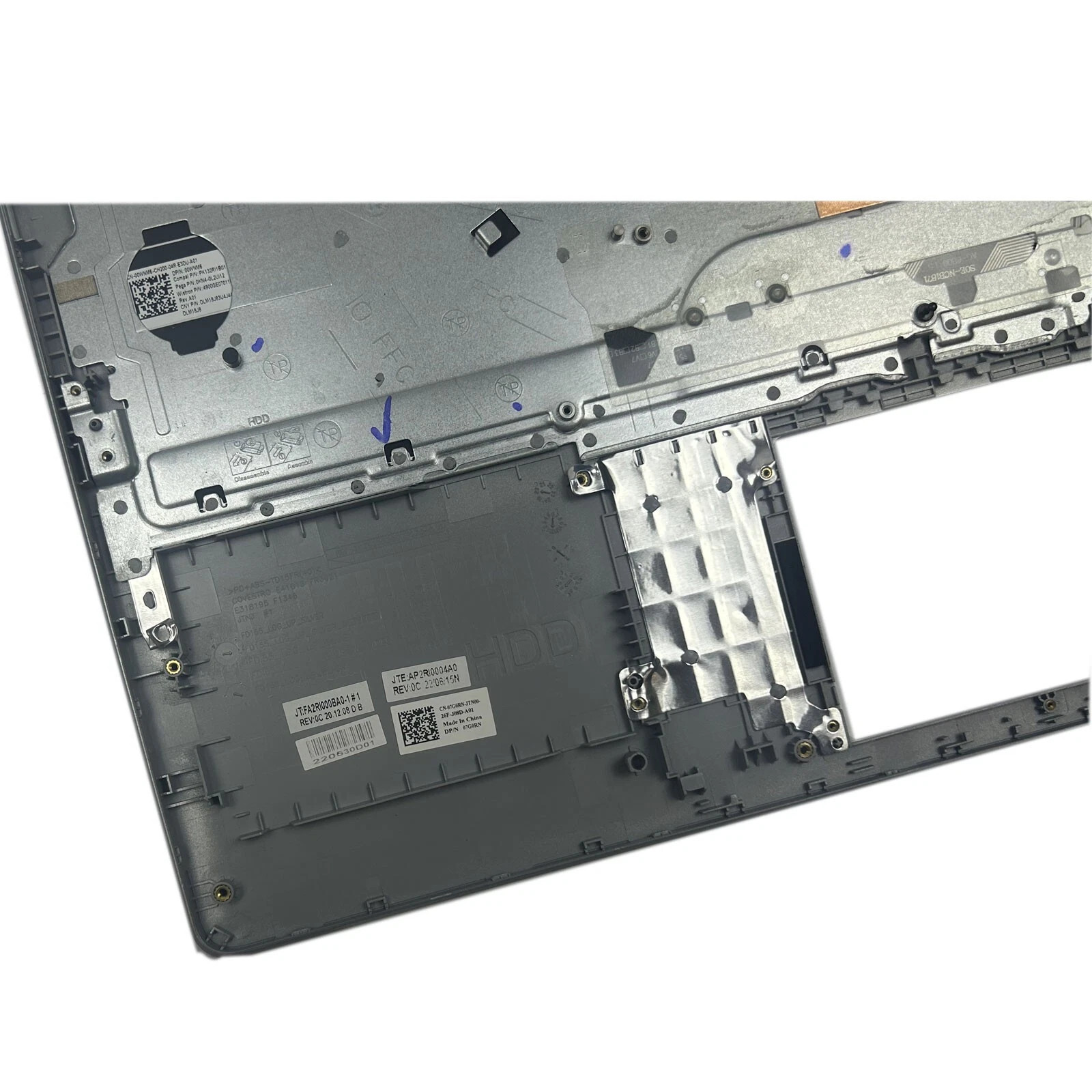 New Dell Inspiron 5593 15.6″ Palmrest Keyboard Backlit W Type C Silver 7G0RN US