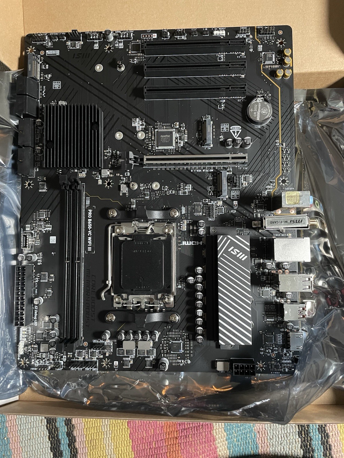 MSI PRO B650M-A WiFi AM5 MicroATX AMD Motherboard