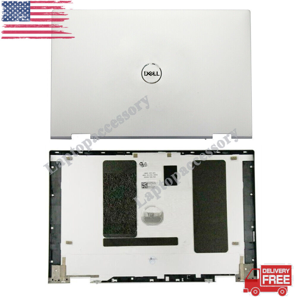 New Sliver Lid Back Cover Top 0J4KX5 For Dell Inspiron 13 7000 7300 7306 2-in-1