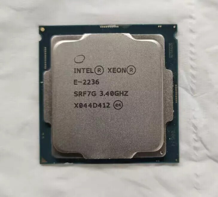 Intel Xeon E-2236 3.4GHz CPU 6Cores 12Threads SRF7G LGA1151 Processors