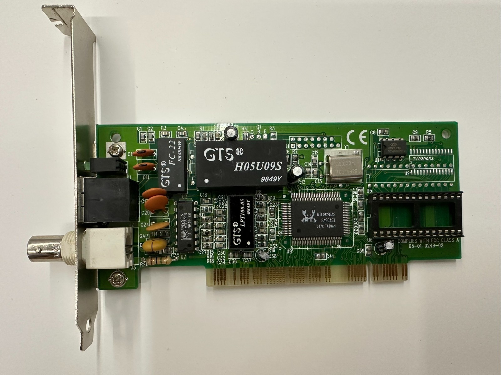 GTS H05U09S 9849Y ETHERNET CARD
