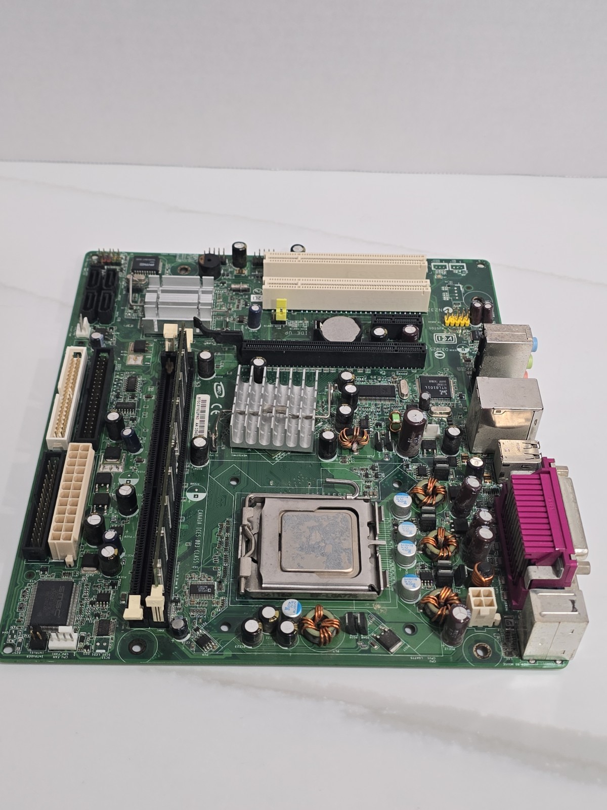 🔥 Intel D101GGC Motherboard E210882 w/ Infineon 512MB DDR RAM PARTS ONLY