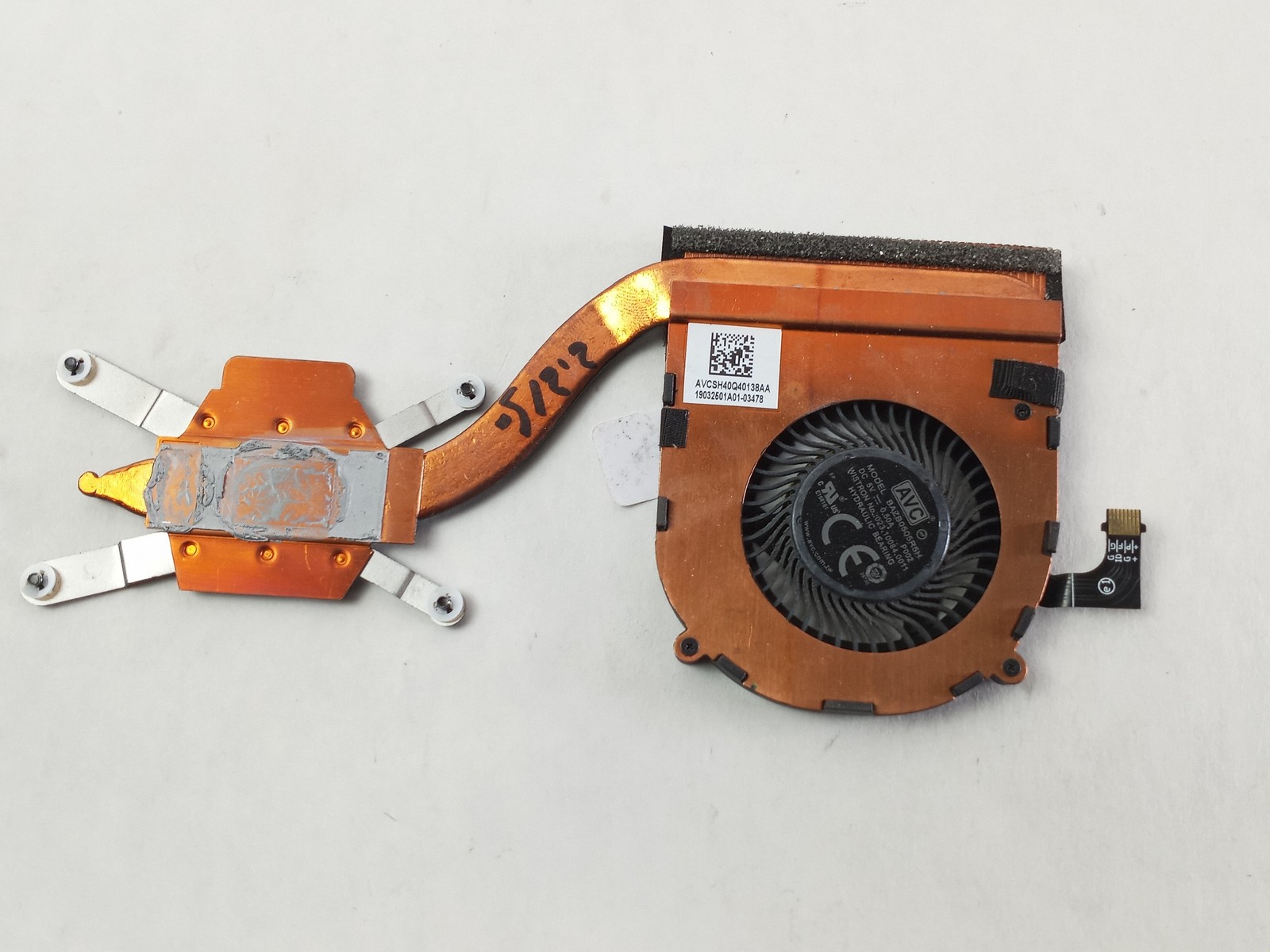 Lenovo 01AY918 Ribbon BGA 1356 Heatsink and Fan For ThinkPad X1 Yoga 3rd Gen