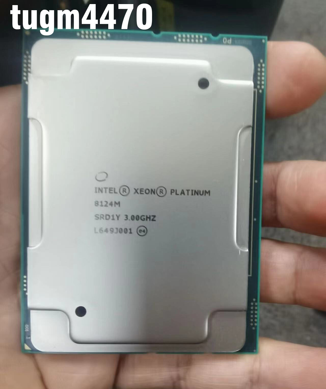 Intel Xeon Platinum 8124m QS CPU 3ghz 18c lga3647 240w Yongqing motherboard
