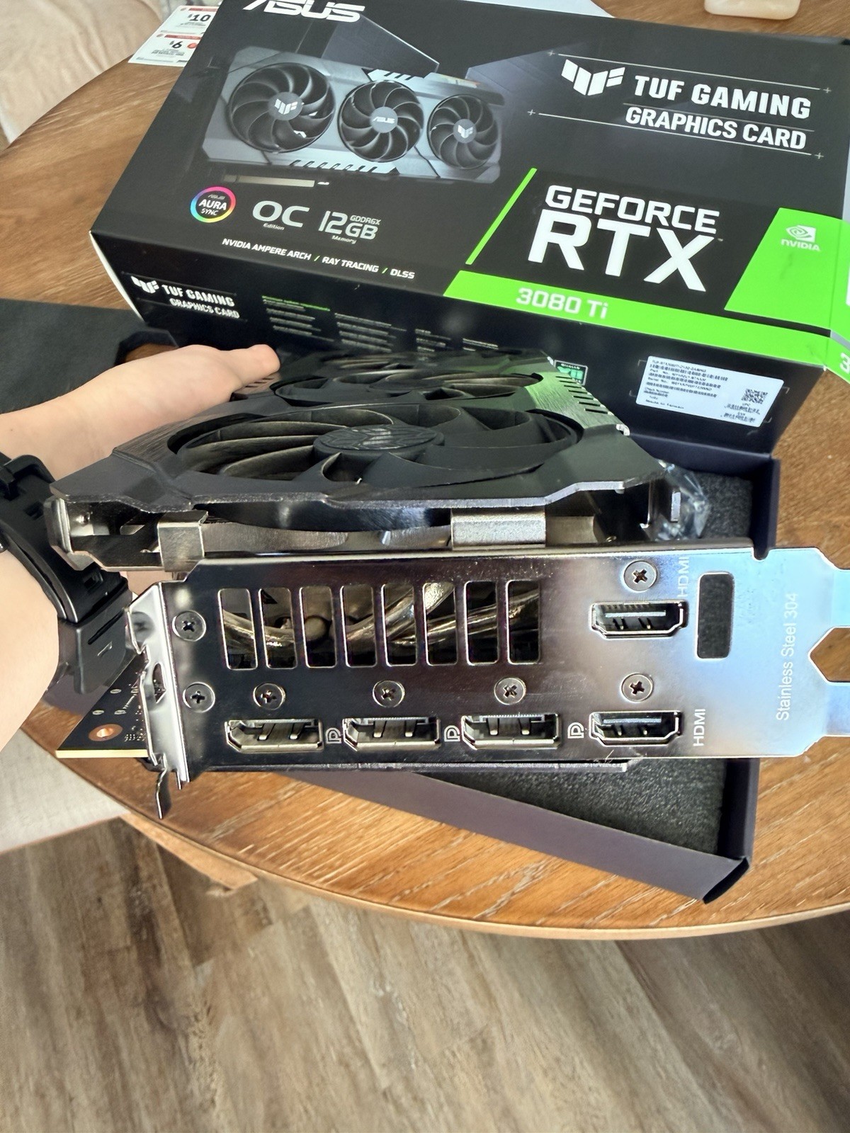ASUS TUF NVIDIA GeForce RTX 3080 Ti 12GB GDDR6X Gaming Graphics Video Card