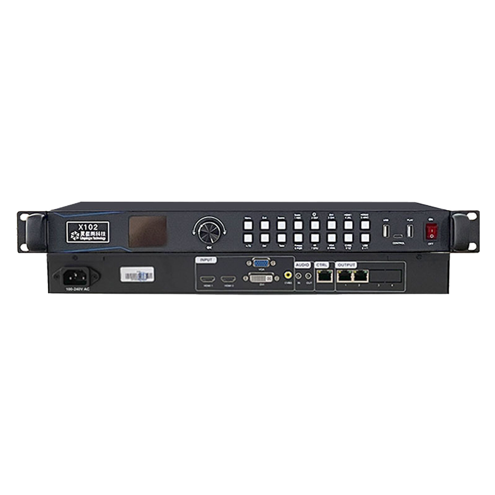 Video Processor X102 for 1.3MP Indoor Outdoor LED Screen Applications