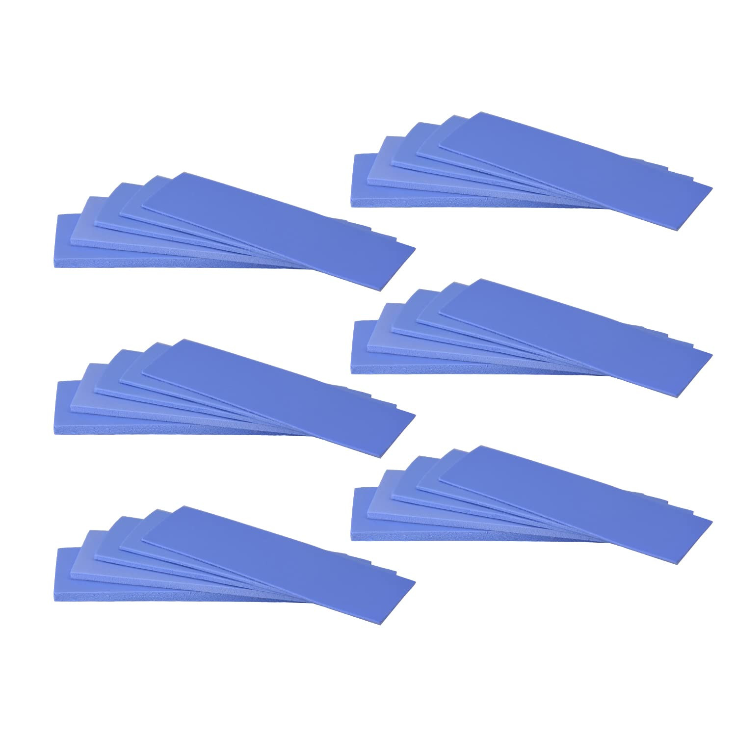 30 Pack Thermal Pads, 20×67 Mm by 5 Thickness 0.5 | 1 | 1.5 | 2 | 3 Mm, Thermal