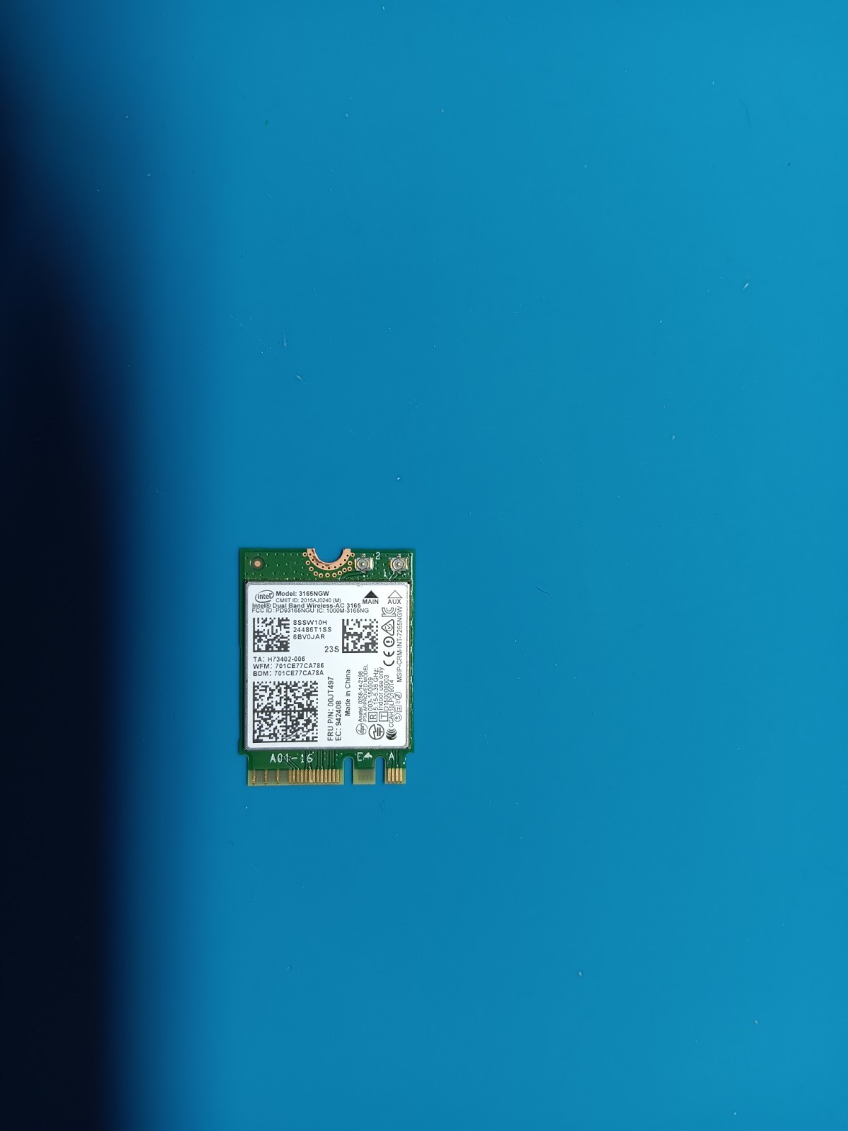 Lenovo ThinkPad E560 15.6″ Genuine Laptop WiFi Wireless Card 3165ngw 00jt497