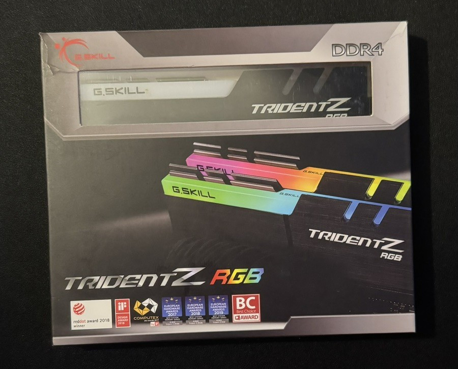 G.Skill Trident Z RGB 16GB (2x8GB) DDR4 Intel XMP 2.0 Ready