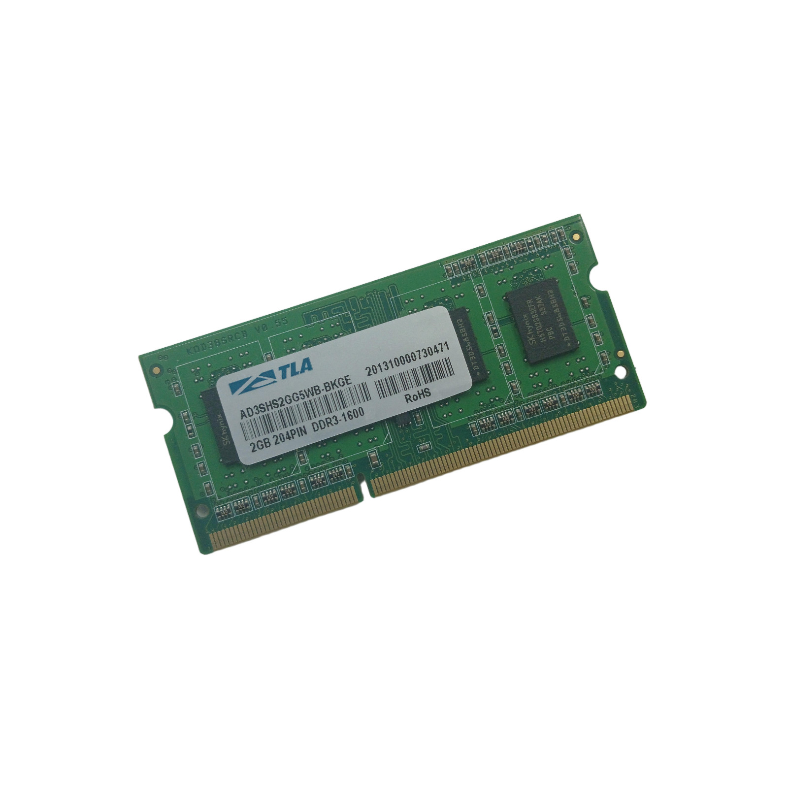 TLA 2GB DDR3-1600 SODIMM Laptop RAM Memory Module