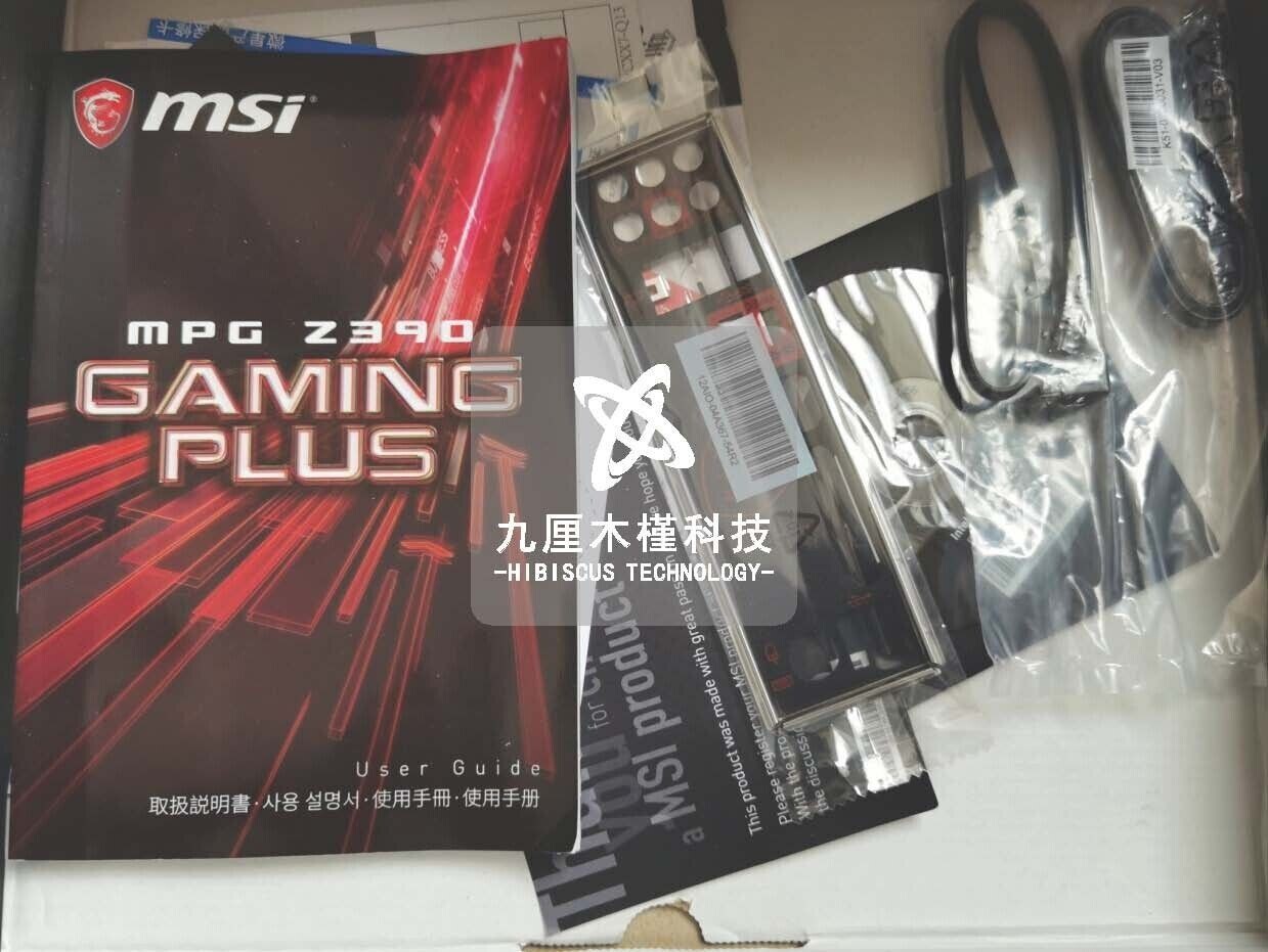 MSI MPG Z390 Gaming Plus LGA1151 (Intel 8th and 9th Gen) M.2 USB 3.1 Gen 2 DDR4
