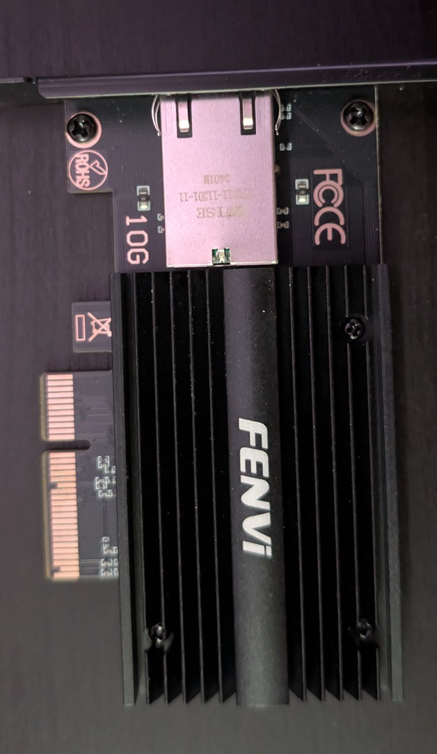 Fenvi 10GbE Ethernet Network Card PCIe RJ45 10G NIC AQC113 – Tested Working
