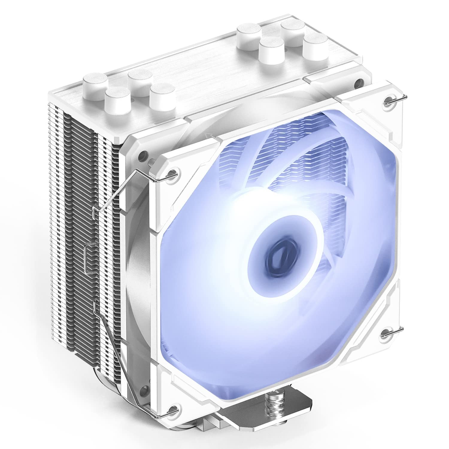 Compact CPU Air Cooler with 4 Heatpipes for Intel/AMD – 28.9dB Noise