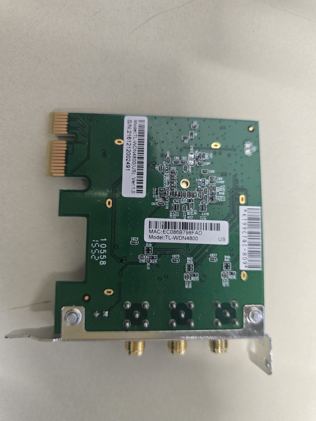 TP-Link TL-WDN4800 Dual Band PCIe WiFi Adapter 450Mbps Desktop Card