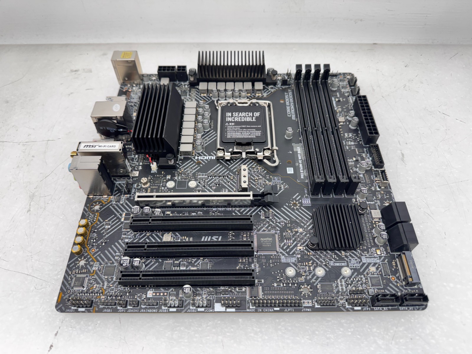 MSI PRO B760M-VC WIFI BULK Motherboard DDR5 Intel Socket 1700