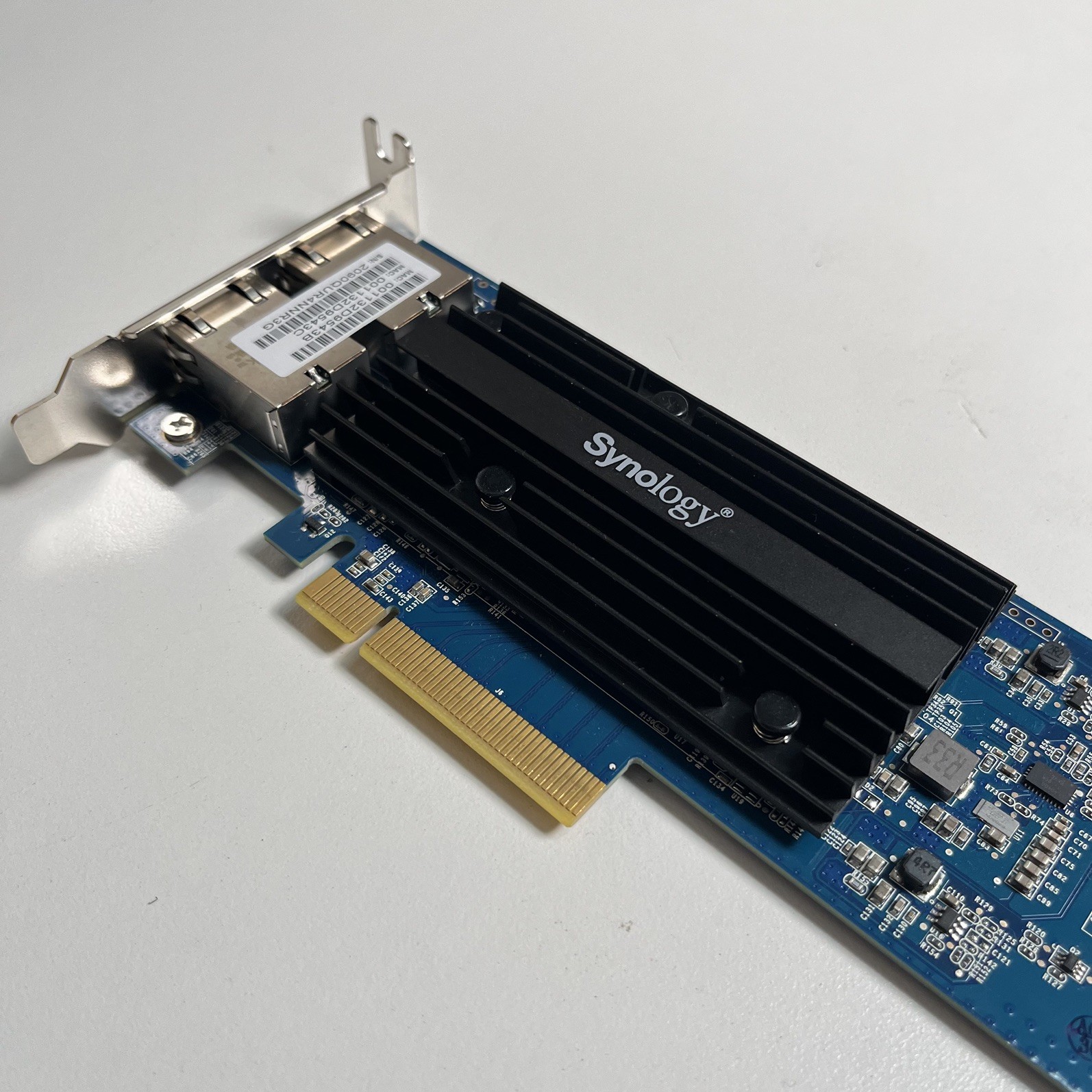 Synology E10G30-T2 Dual-Port 10GbE RJ-45 10GBASE-T PCIe Network Interface Card