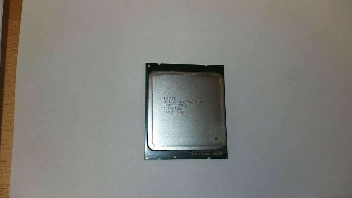 SR0H9 Intel Core i7-3930K 6 Core 3.20GHz 5.00GT/s DMI2 12MB L3 Cache processor