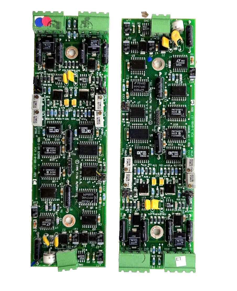 PCB P/N: MEB-2CH-D/A 4-0480-156 CH2 MEB BOARD(.LOT OF 2)-USED.