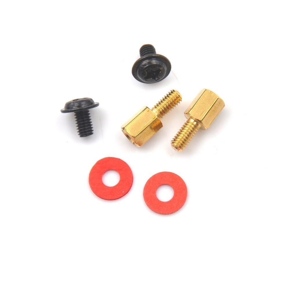 Motherboard Mounting Kit 12pcs for M3 Screws Hex Brass Standoffs and Washers