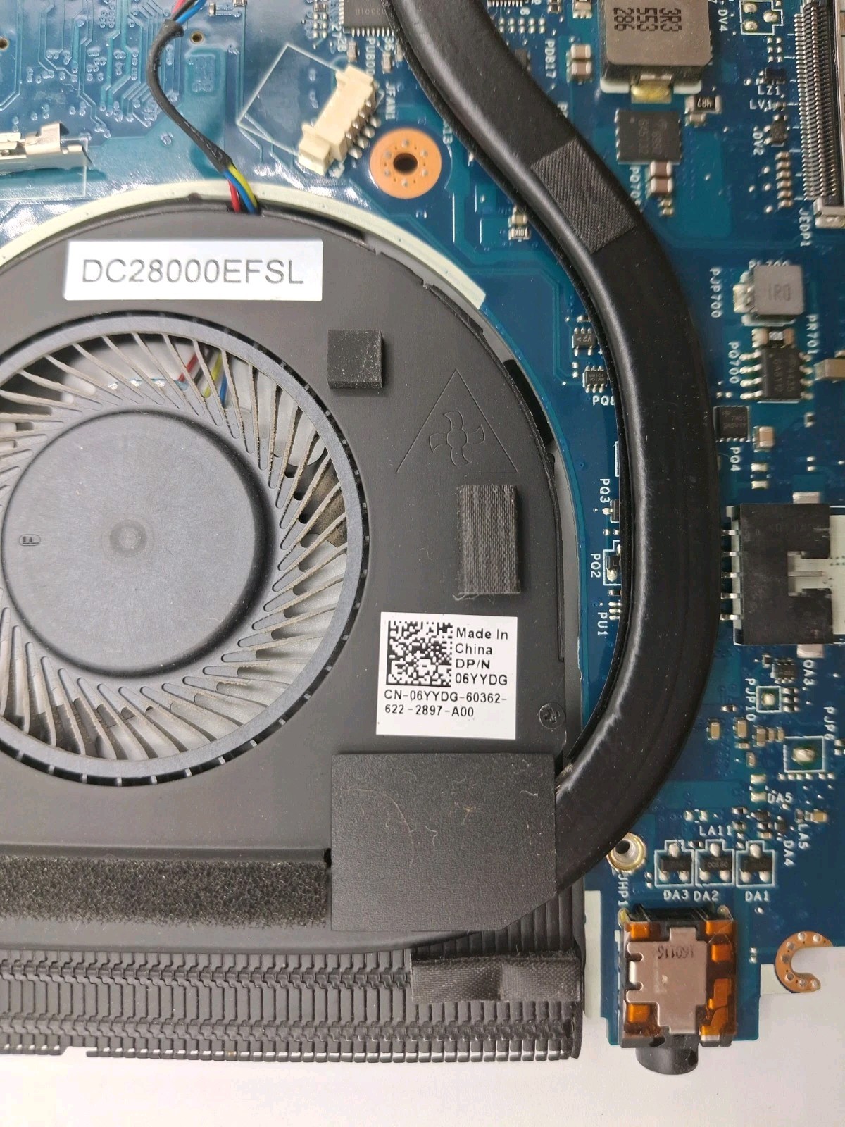 Dell Latitude 0C7K68-MBD LA-A901P Laptop Motherboard W/FAN & HEAT SINK