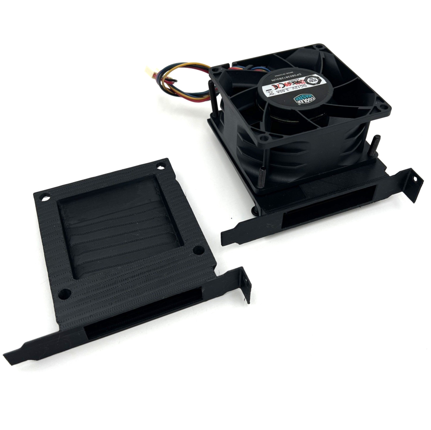 PCIe Slot Cooler Master 80mm Fan Video Card 2-10K RPM 4pin PWM Intake/Exhaust