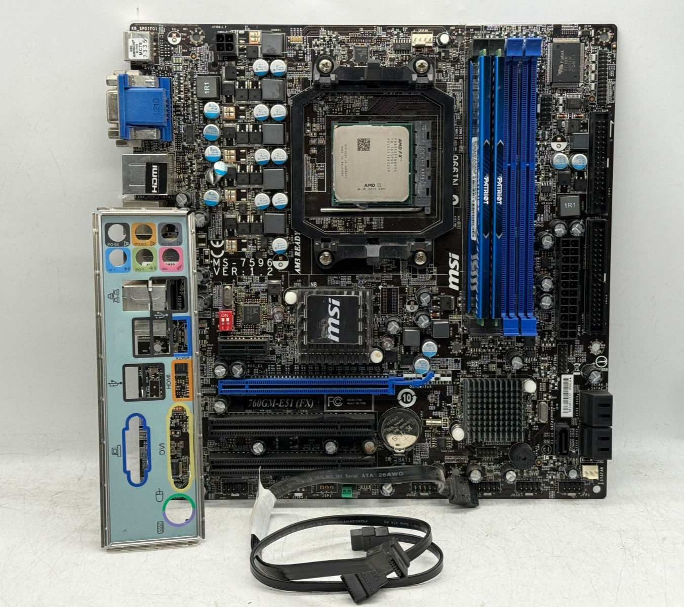 MSI 760GM-E51 (FX) MS-7596 mATX AM3+ AMD FX 8350 8GB RAM