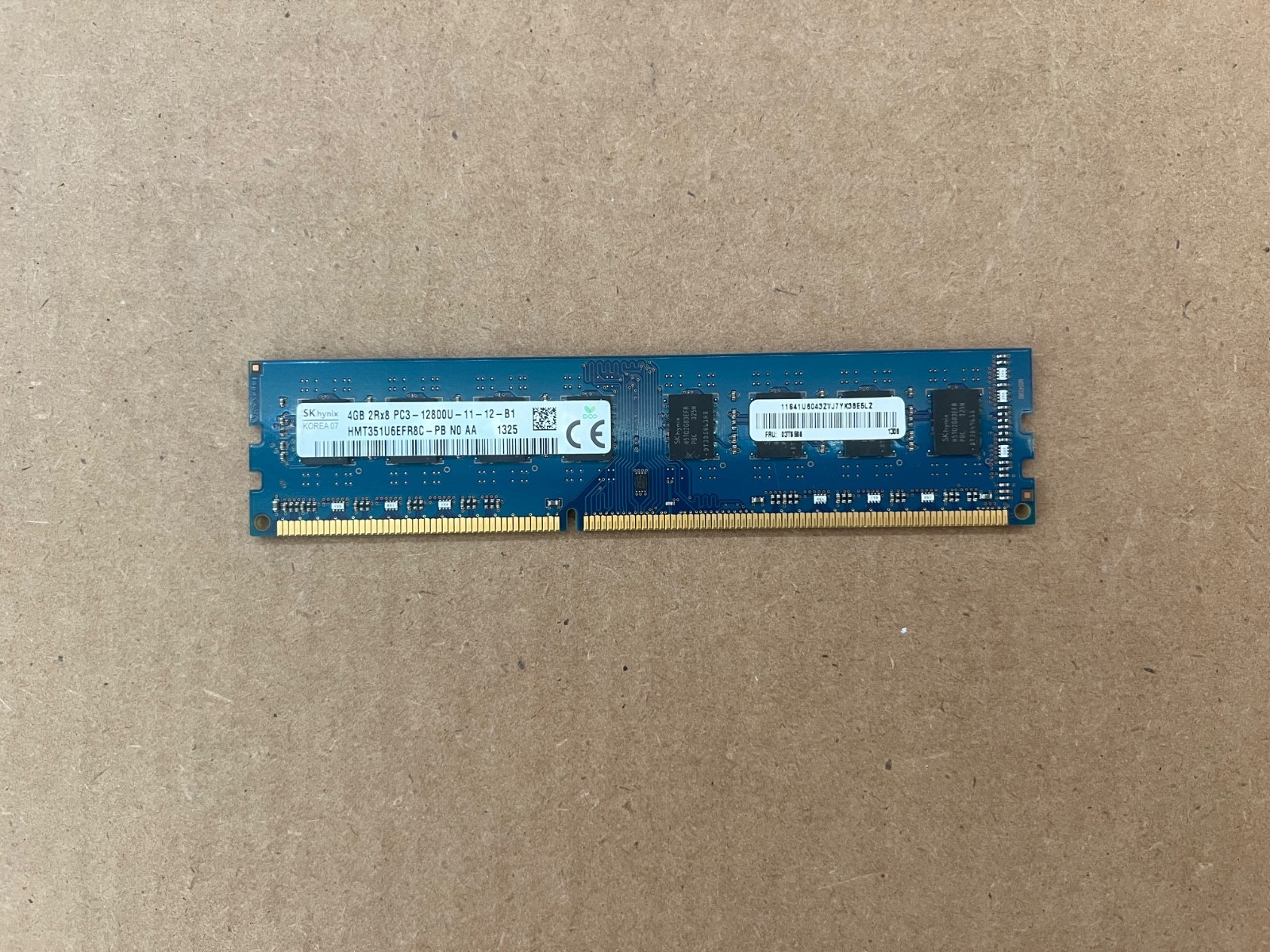 Lot of 6 Hynix HMT351U6EFR8C-PB 4GB PC3-12800 DDR3-1600 Dual Rank Memory