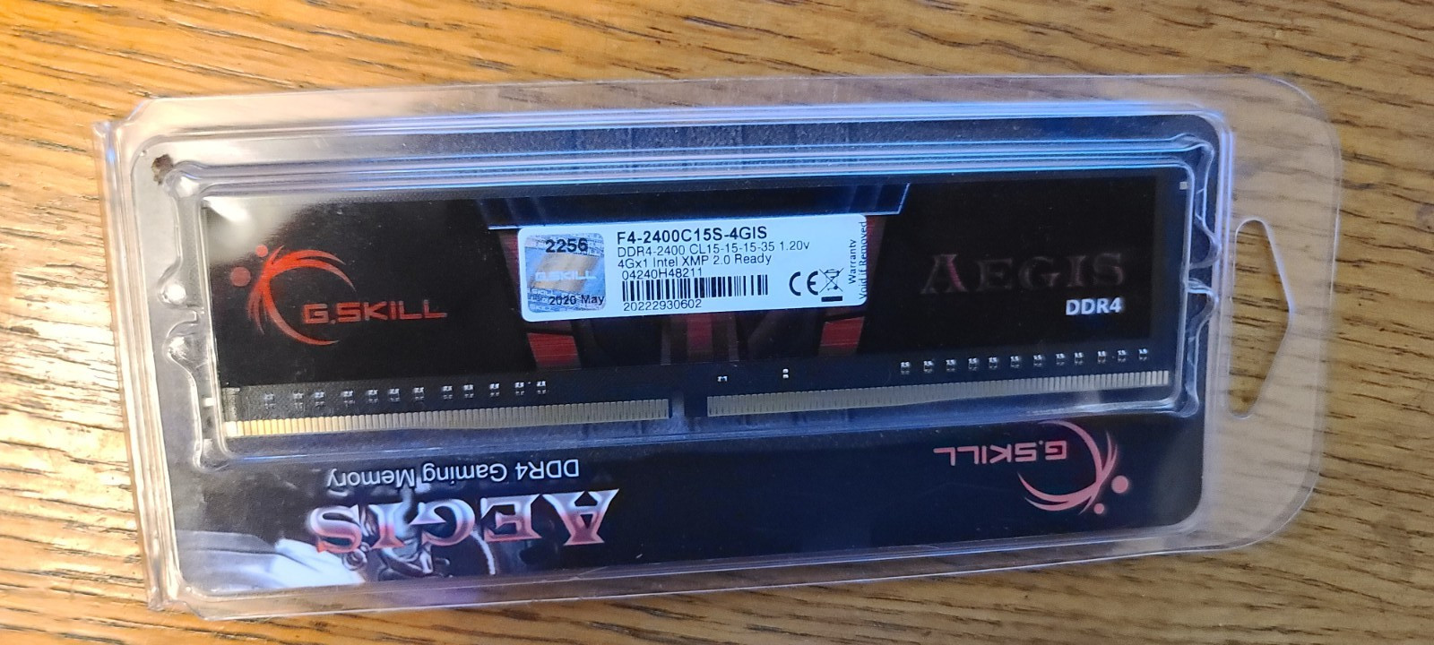 G.Skill Aegis 4 GB (1x4GB) F4-2400C15S-4GIS PC4-19200 (DDR4-2400) RAM (#30978)