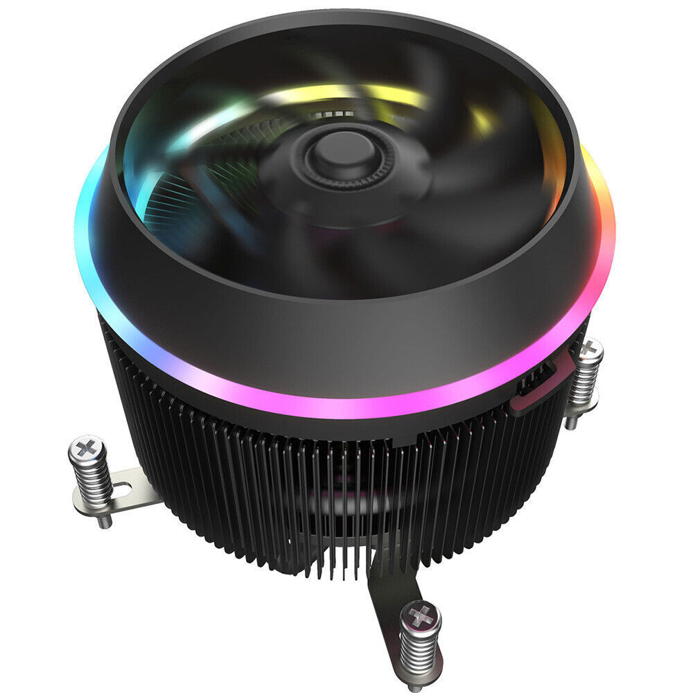 Aigo CPU Cooler Fan 280W PWM LED SYNC 5V 3Pin 100mm ARGB Heatsink Fan For LGA