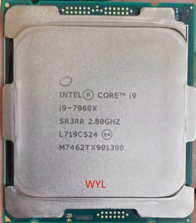 Intel Core i9-7960X（QS)16-Core 2.8-4.2GHz 32Thr 22MB LGA-2066 165W CPU processor