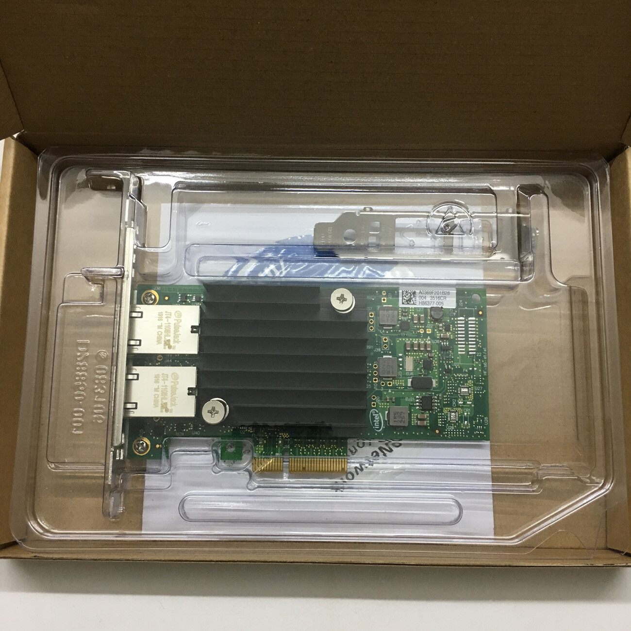 X550-T2 Intel 10Gb Ethernet Converged PCIe Network Adapter X550 T2 X550T2BLK