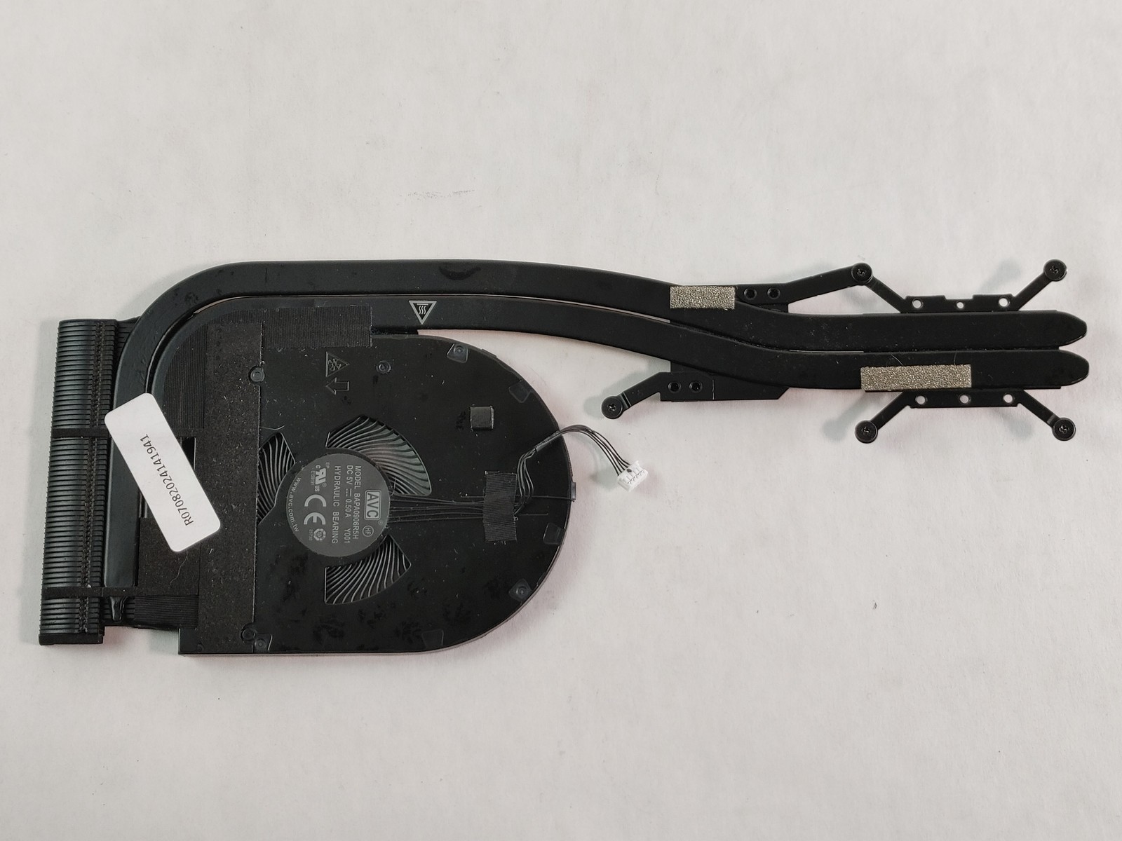 Lot of 2 Lenovo 5H40W36710 5-Pin BGA 1449 Heatsink and Fan For ThinkPad P15s