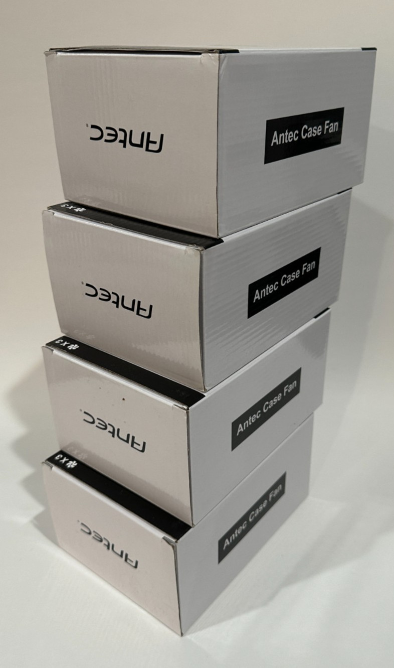 Antec Infinity ARGB 120mm Case Fans 12 Total (4x 3-Pack) w/ Controllers NEW RGB
