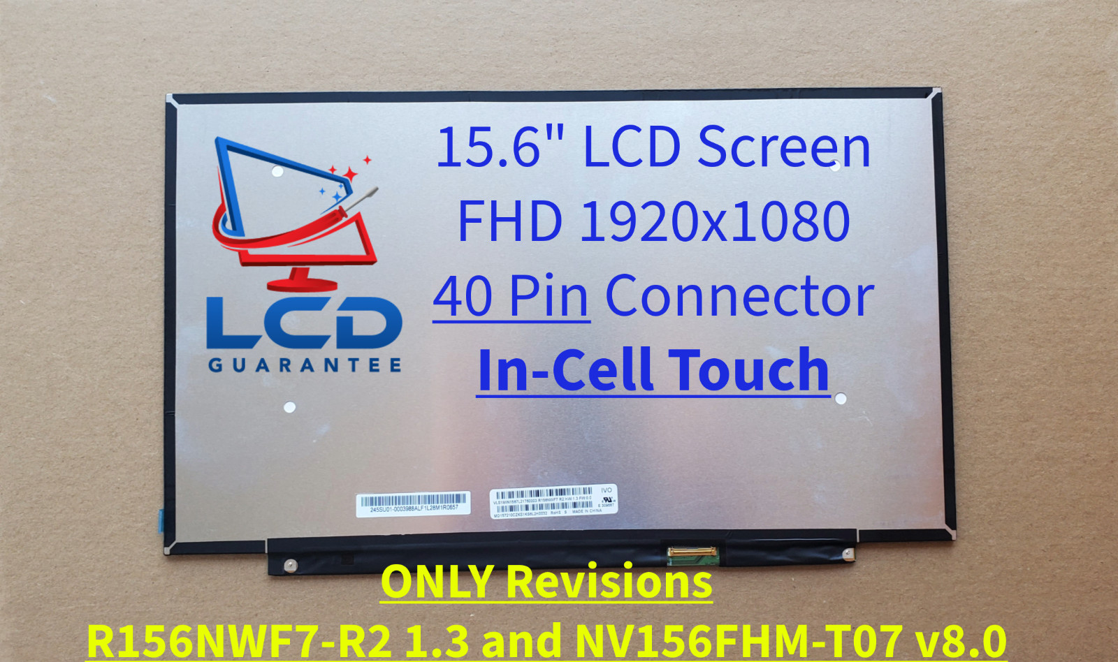 Lenovo Ideapad 5 15ALC05 Series 15.6″ FHD In-Cell Touch LCD Laptop Screen