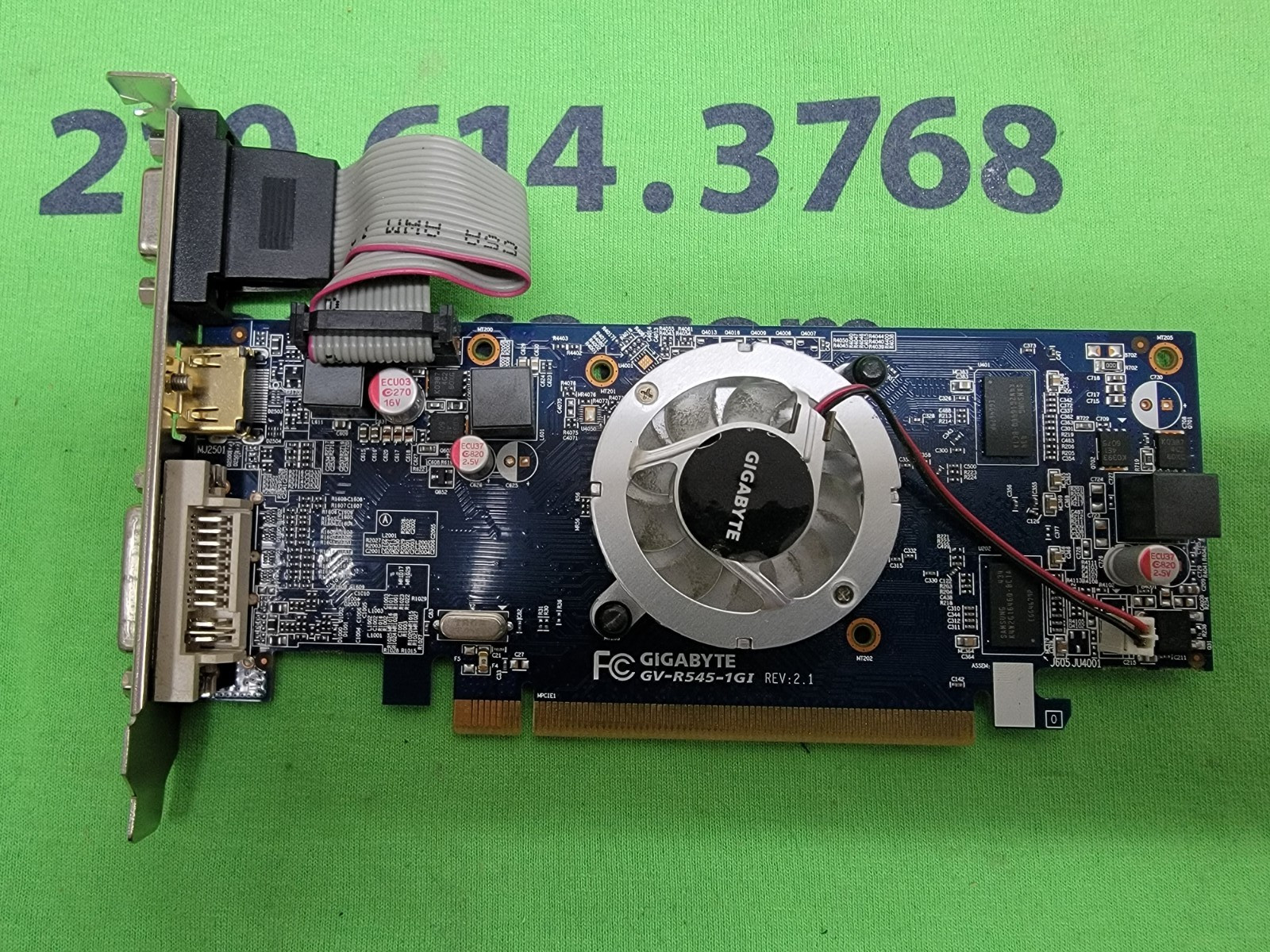 Gigabyte ATI Radeon HD5450 1GB DDR3 GV-R545-1GI VGA DVI HDMI