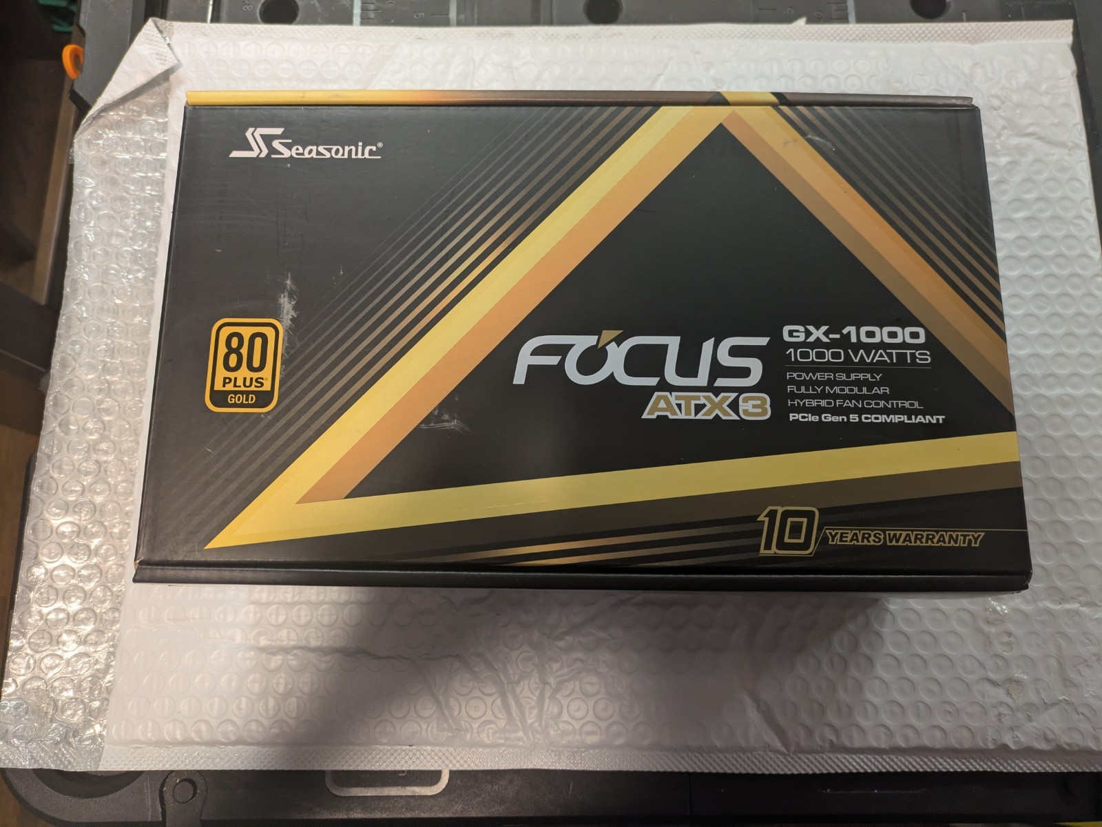 Seasonic FOCUS GX-1000 1000W ATX 3 80 Plus Gold Power Supply SRP-FGX102-A5A32SF