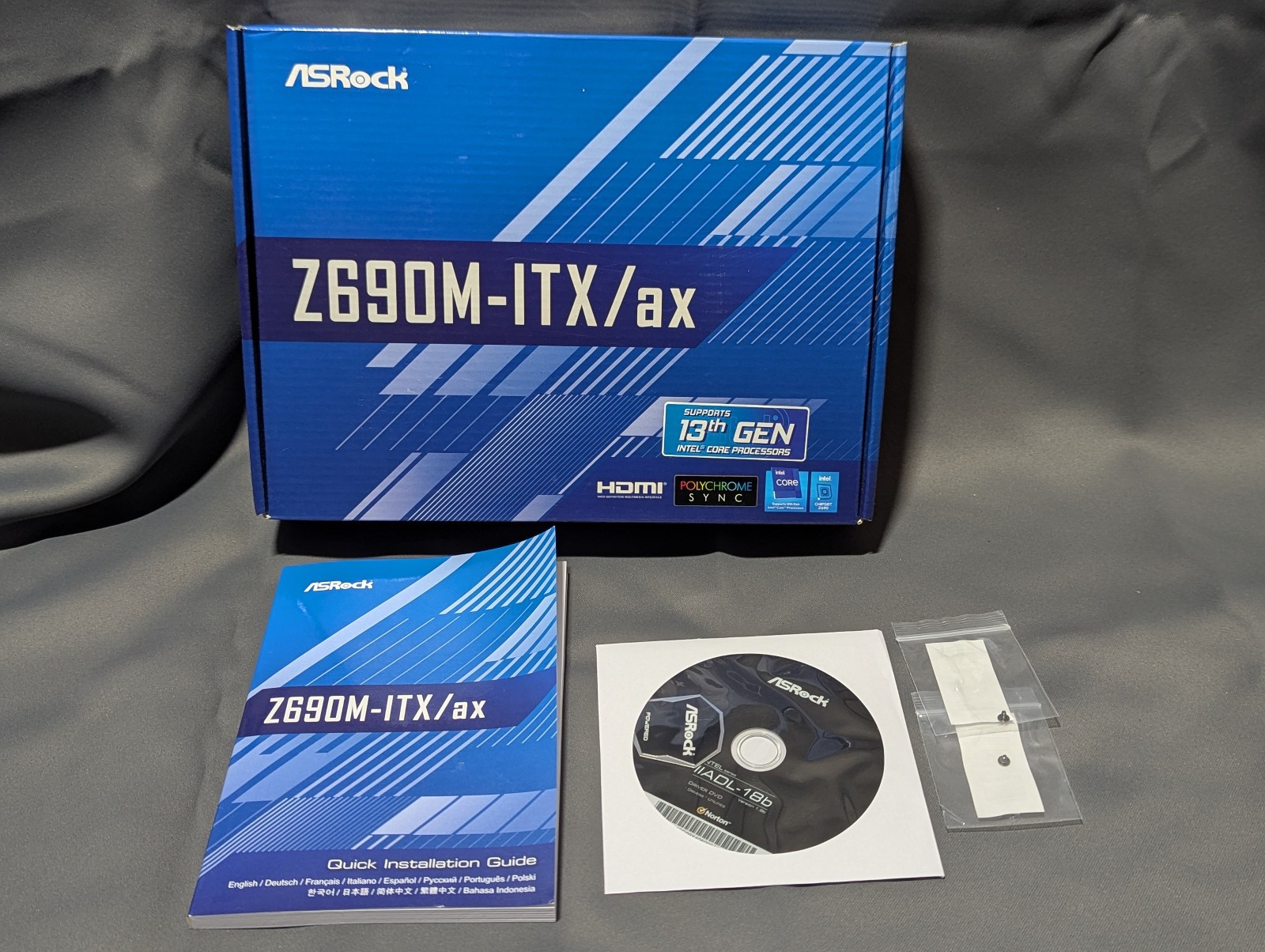 BOX ONLY | ASRock Z690M-ITX/ax DDR4 SDRAM LGA1700 Mini ITX Motherboard BOX
