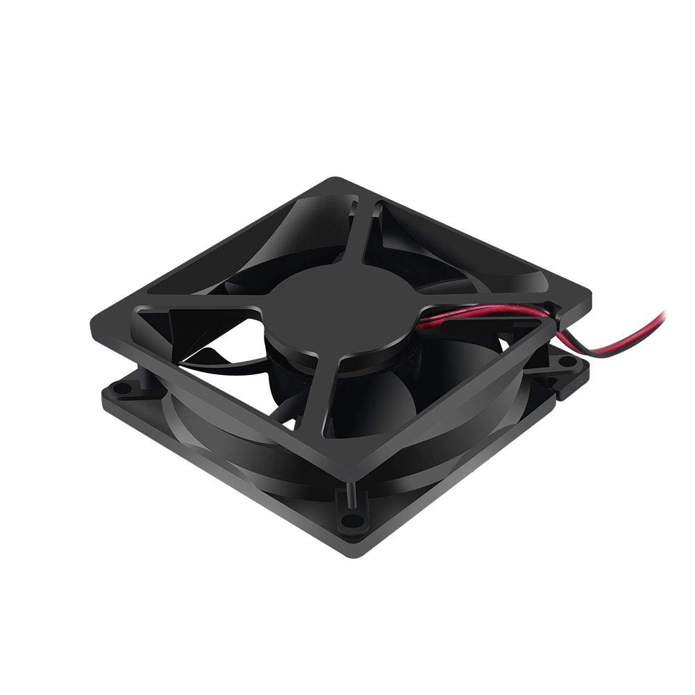 2pcs 12v 3.14in 0.98in Fan 80mm X 80mm X 25mm Fan Dc 12v 8025 Brushless Cooling