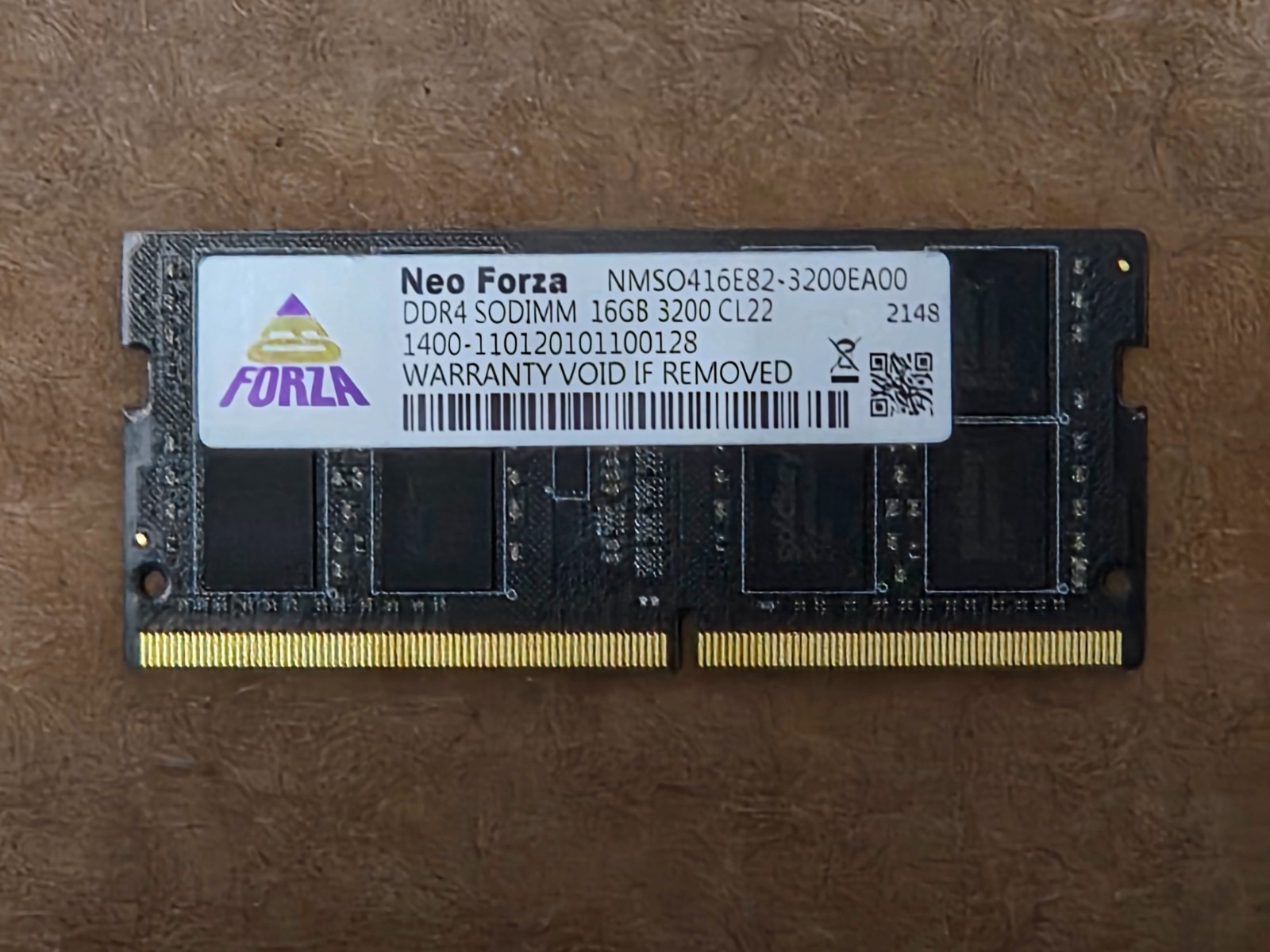Neo Forza Memory 16GB DDR4-3200 SO-DIMM Laptop RAM | PC4-25600 CL22 1.2V Working