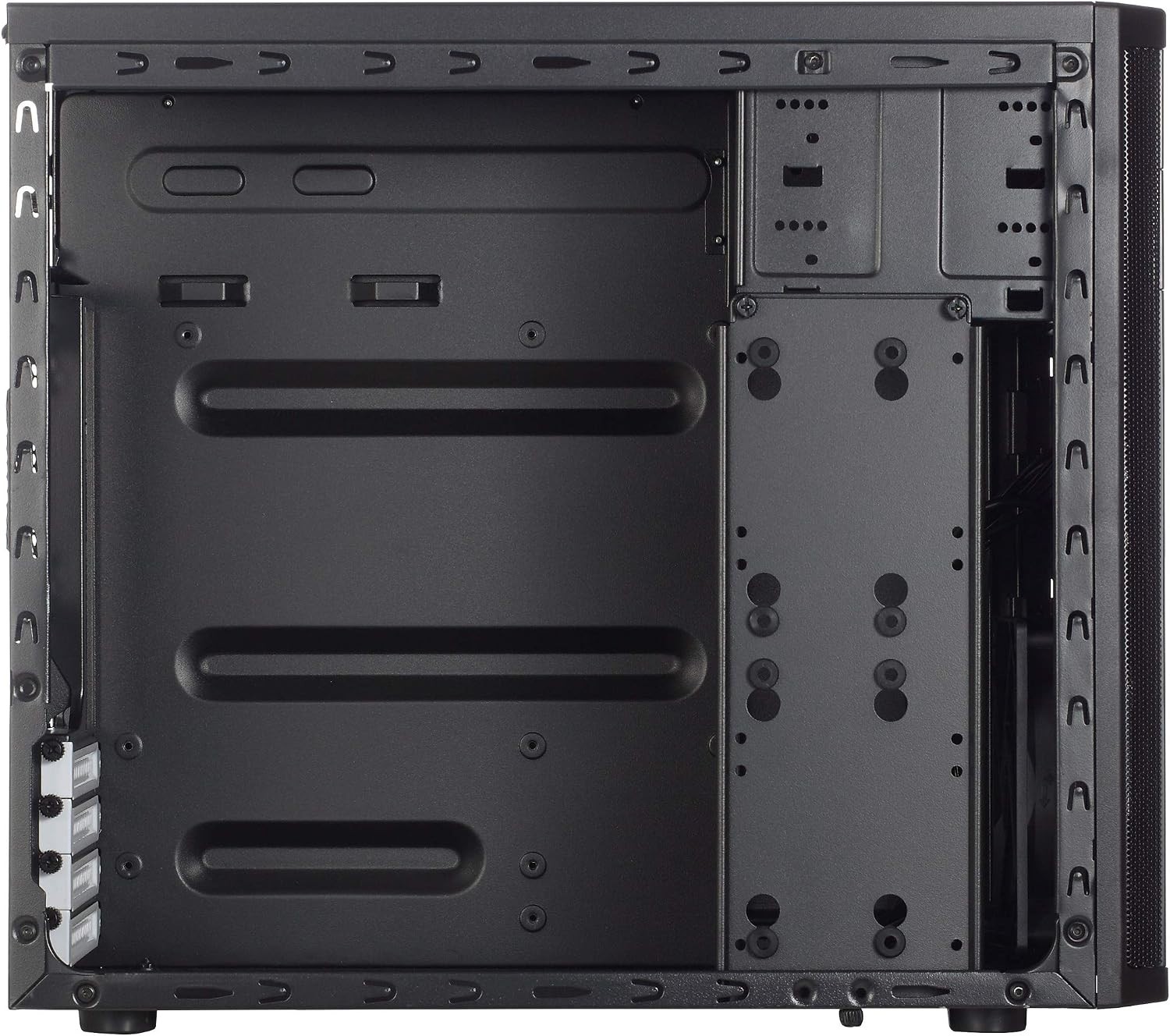Core 1100 Mini Tower Case – Brushed Aluminum Front Panel
