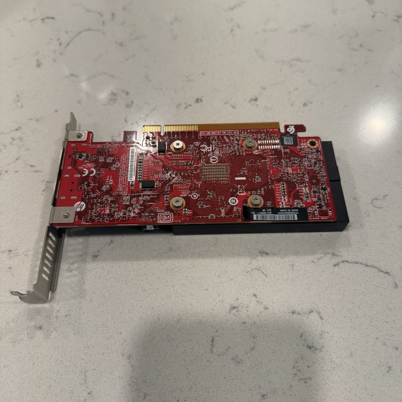 HP OEM AMD Radeon RX 6400 4GB (Red PCB) GDDR6 Low Profile PCIE 4.0 64 Bit
