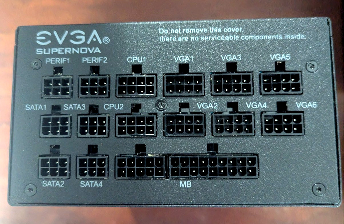 EVGA SuperNova 750 G3 80 Plus Gold 750W Fully Modular Power Supply…