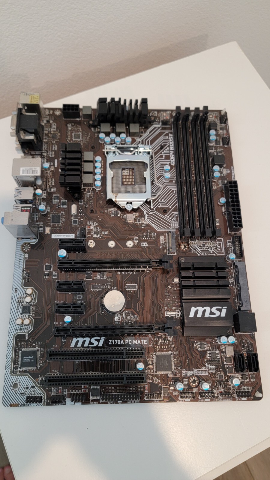 MSI Z170A PC MATE ATX Motherboard [LGA 1151] [DDR4] – USED / WORKING!