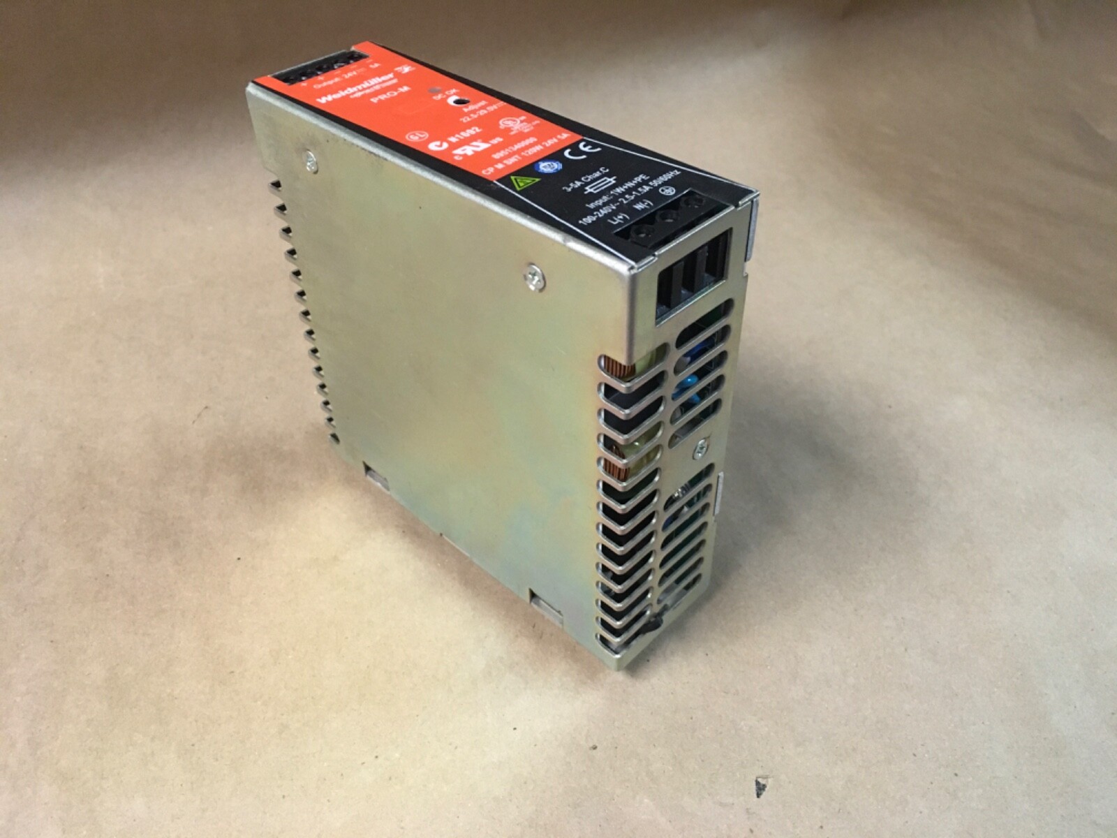 WEIDMULLER 8951340000 POWER SUPPLY 100-240V 2.5-1.5A 50/60HZ (KB)