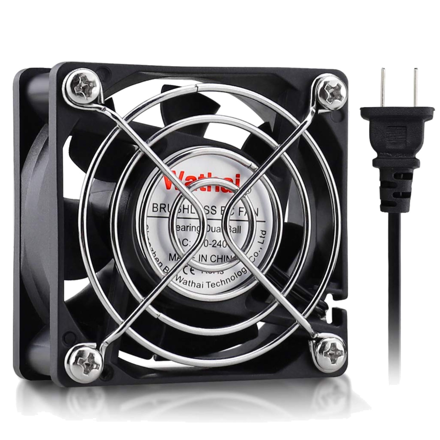 EC Brushless Cooling Fan AC 110V 115V 120V 220V 240V Axial Fan Ball Bearing 6…